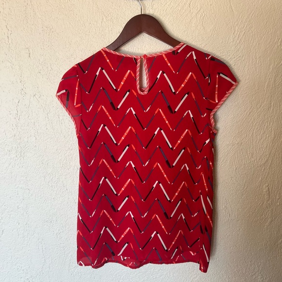 ModCloth Cute and Collected Chiffon Top - Picture 6 of 10